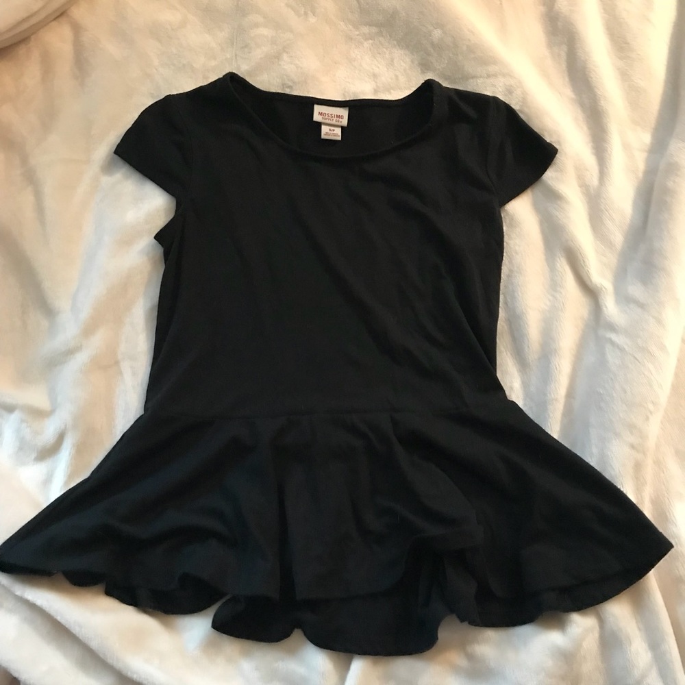 Black Peplum Top